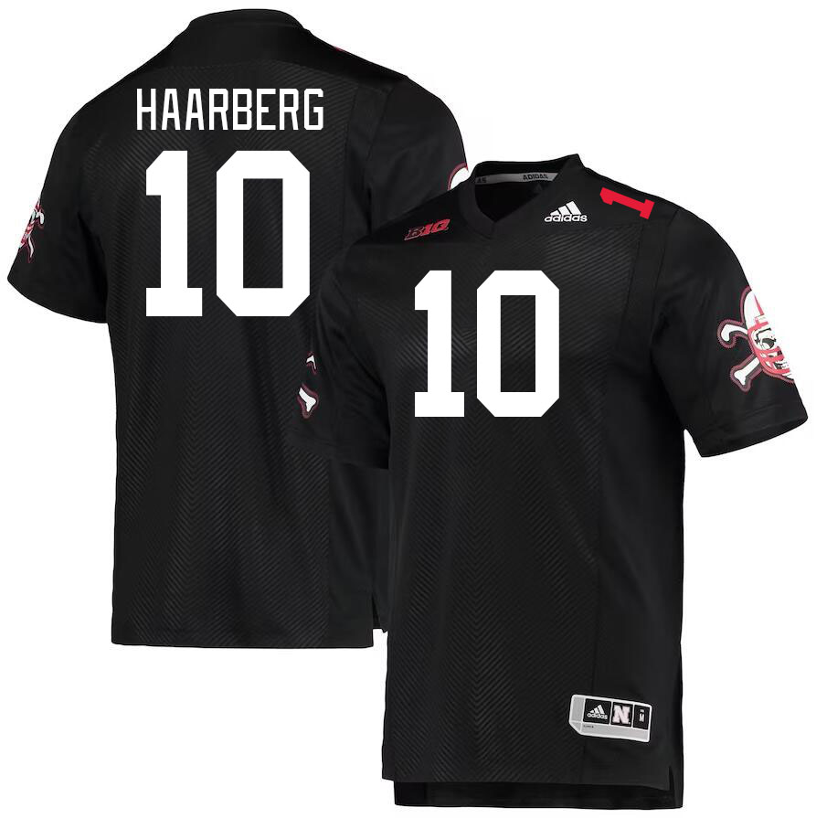 #10 Heinrich Haarberg Nebraska Cornhuskers Jerseys Football Stitched-Black